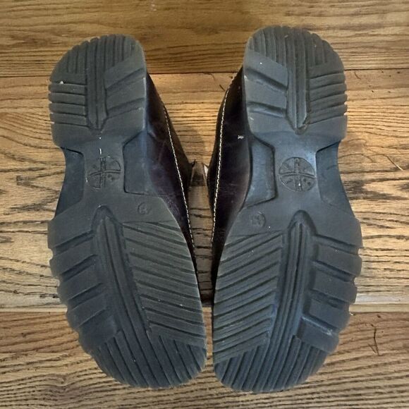 2/$30 Bed Stu Brown Distressed Leather Loafers Slip On Mens 10 Y2K 90s Vintage - Picture 8 of 15